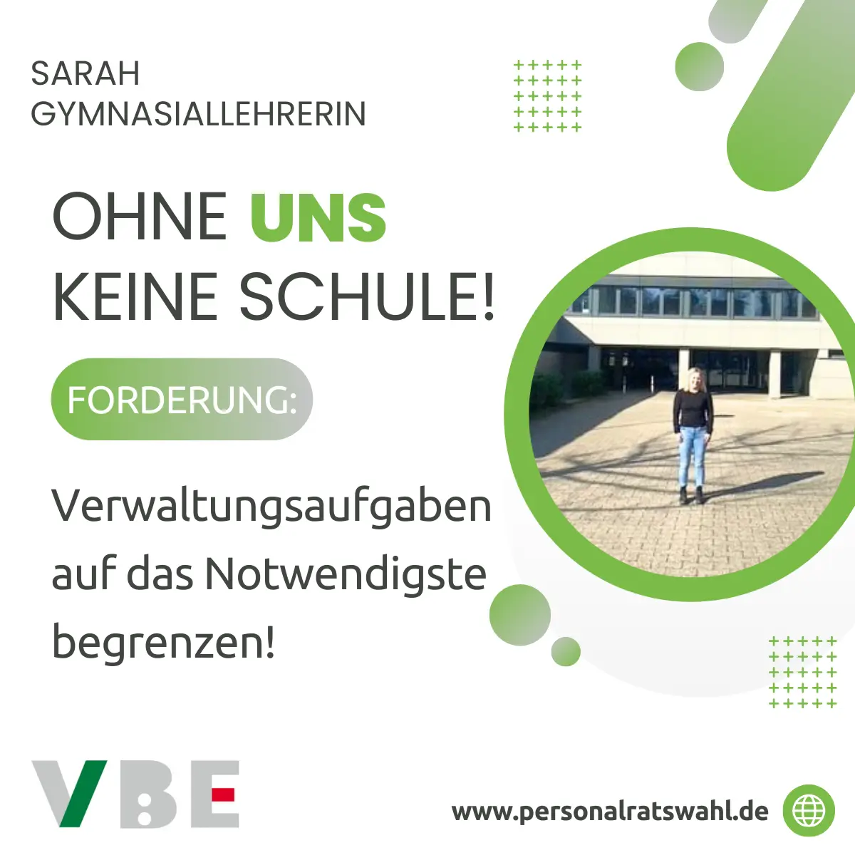 OHNE SARAH KEINE SCHULE