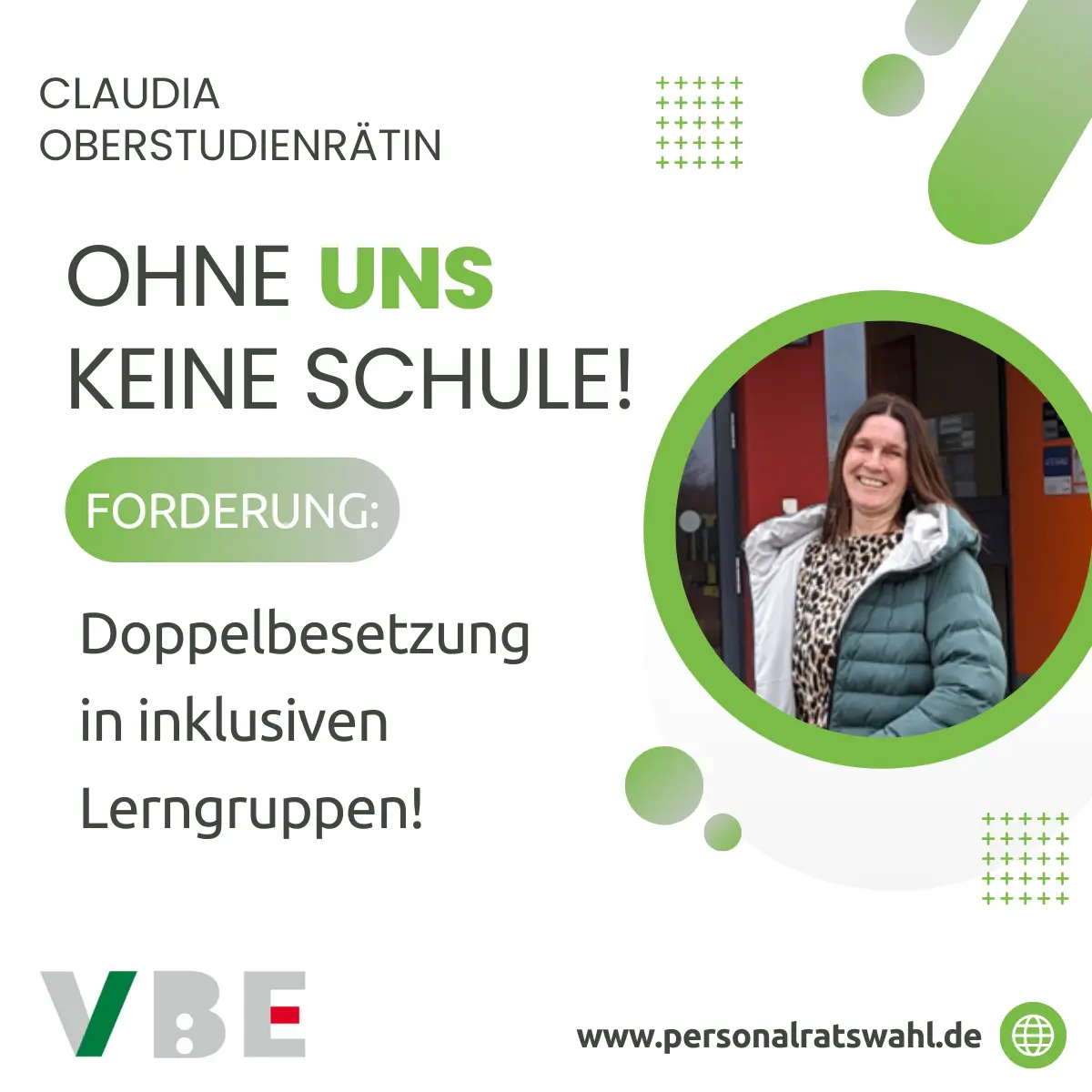 OHNE CLAUDIA KEINE SCHULE