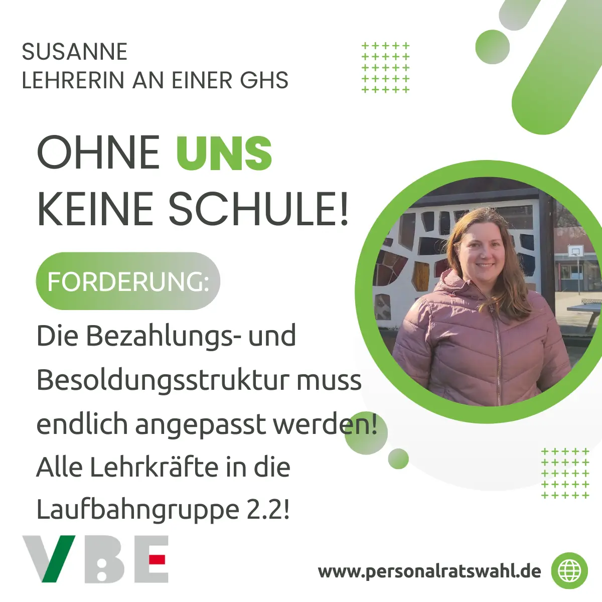 OHNE SUSANNE KEINE SCHULE