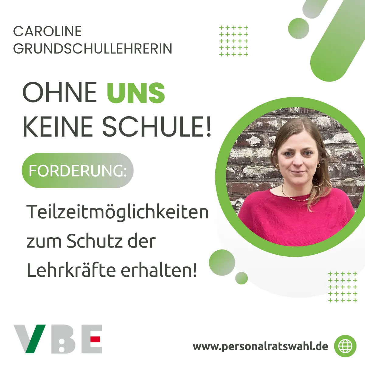 OHNE CAROLINE KEINE SCHULE
