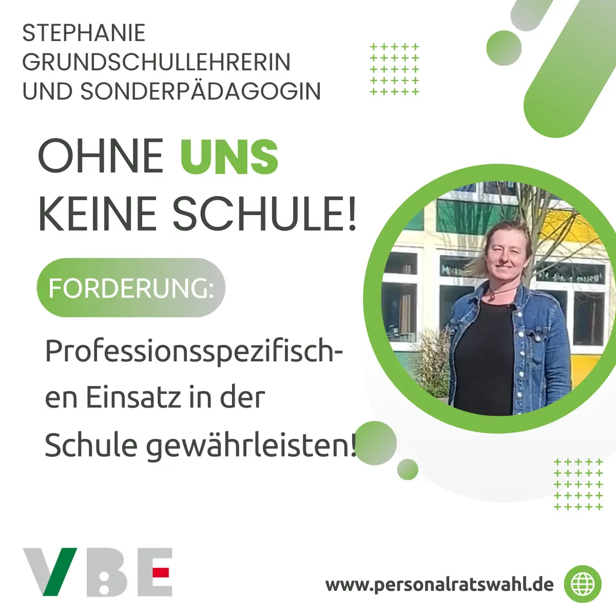 OHNE STEPHANIE KEINE SCHULE