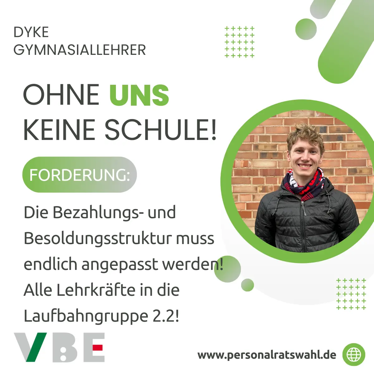 OHNE DYKE KEINE SCHULE