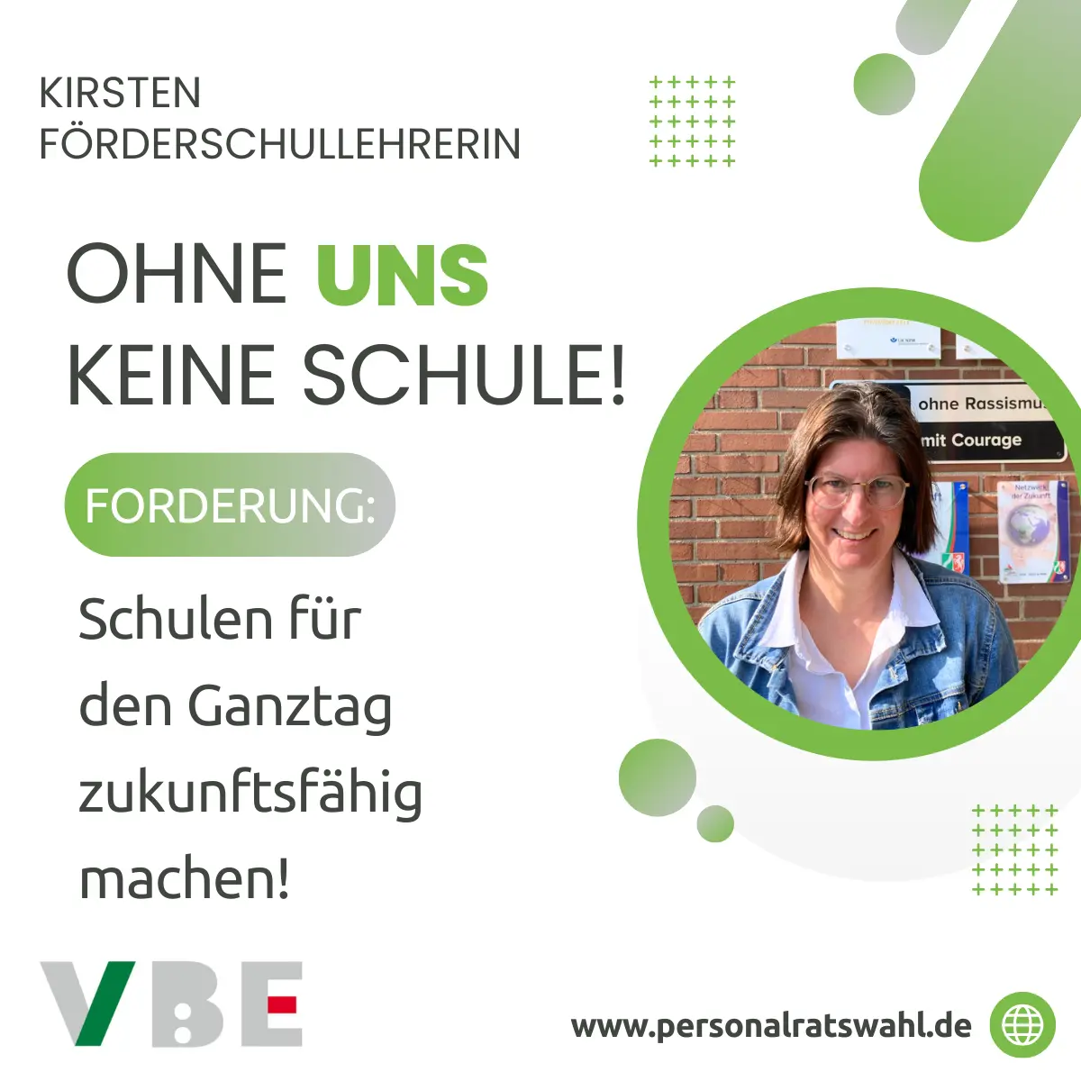 OHNE KIRSTEN KEINE SCHULE