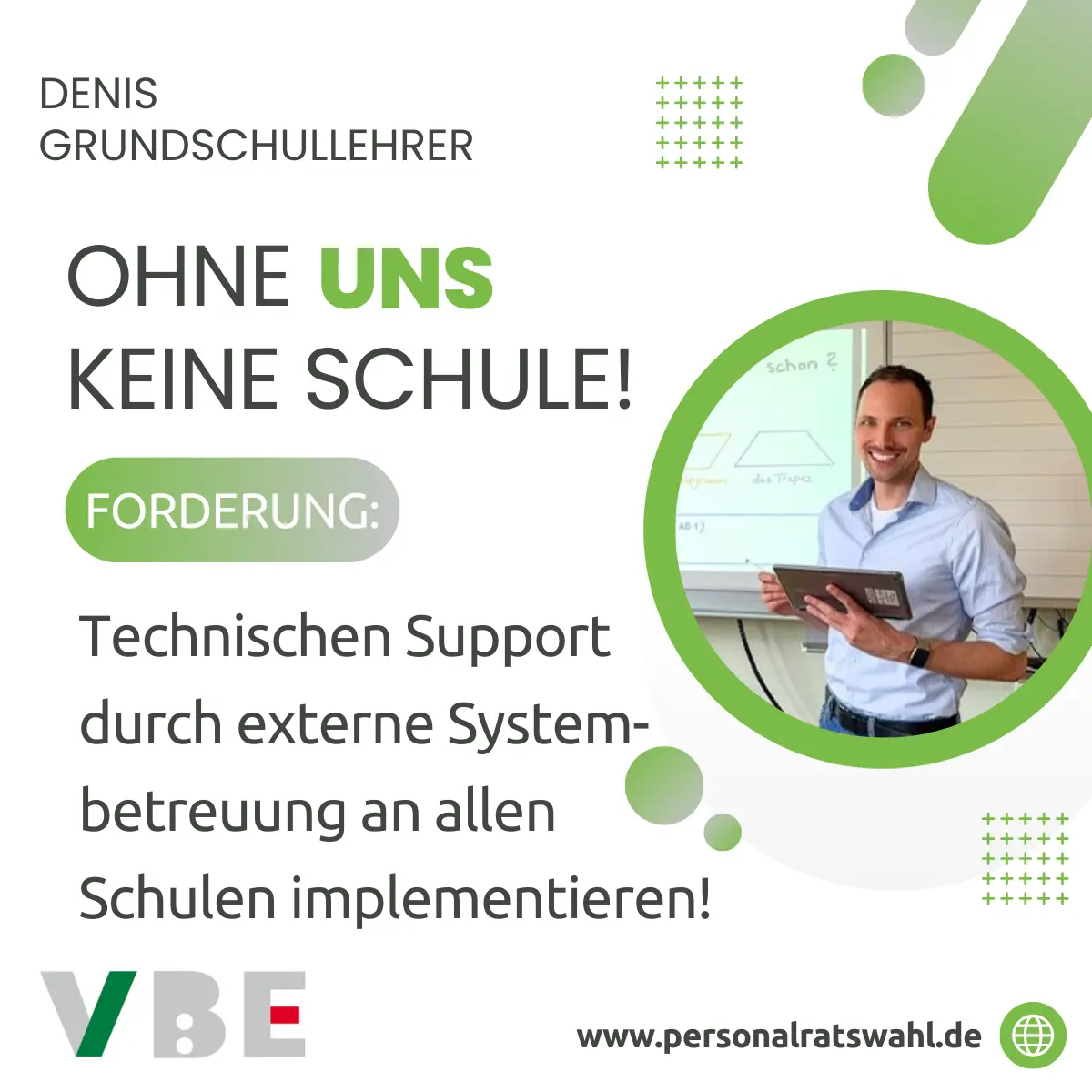 OHNE DENIS KEINE SCHULE