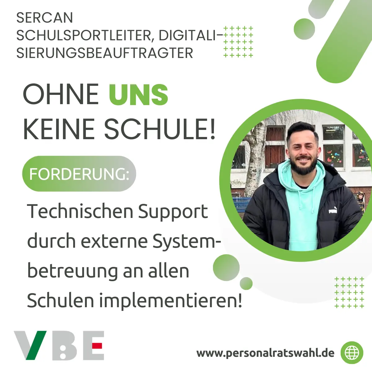 OHNE SERCAN KEINE SCHULE