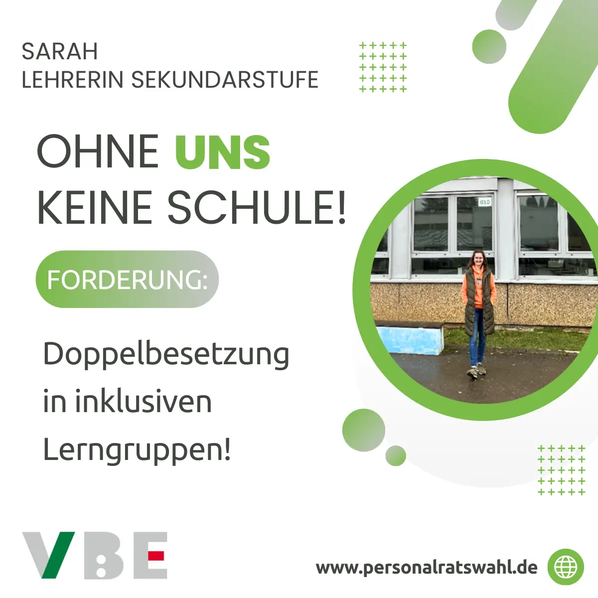 OHNE SARAH KEINE SCHULE