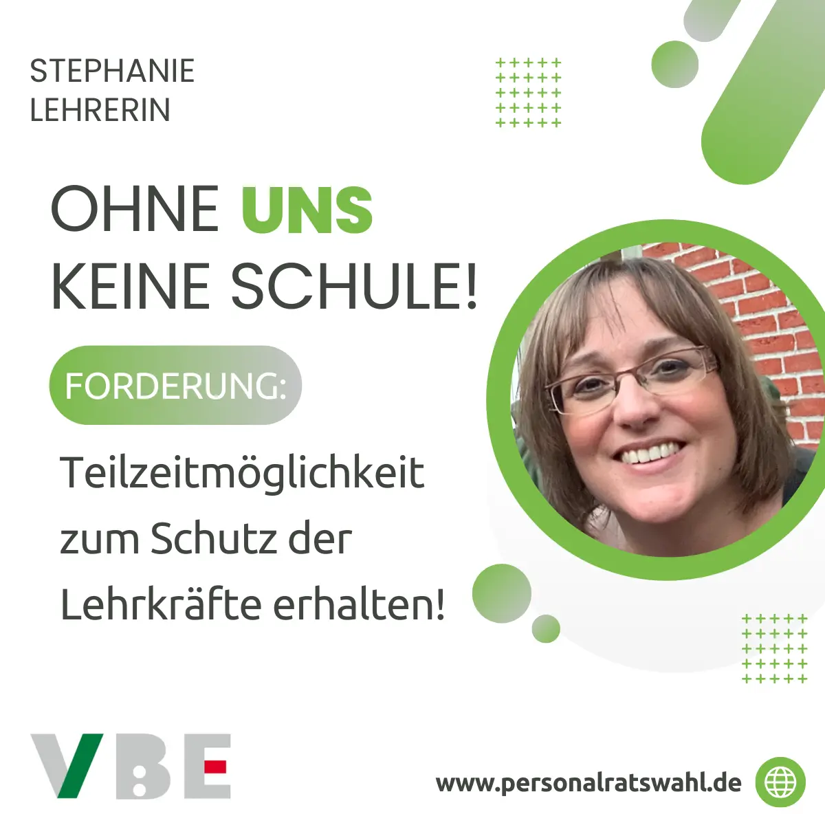 OHNE STEPHANIE KEINE SCHULE