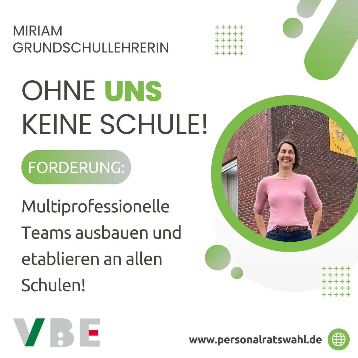 OHNE MIRIAM KEINE SCHULE