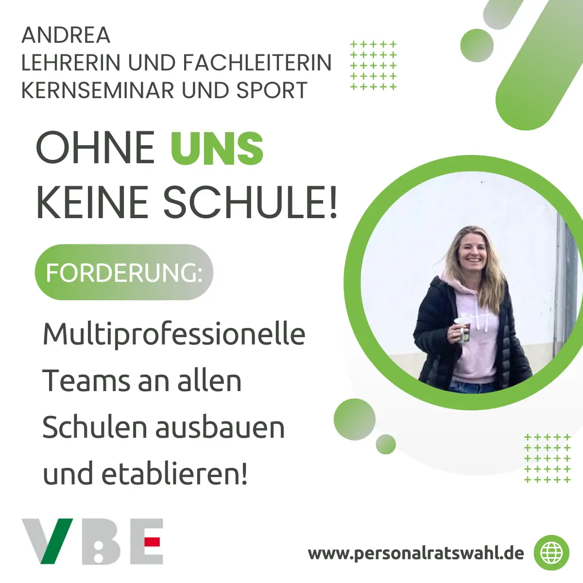 OHNE ANDREA KEINE SCHULE