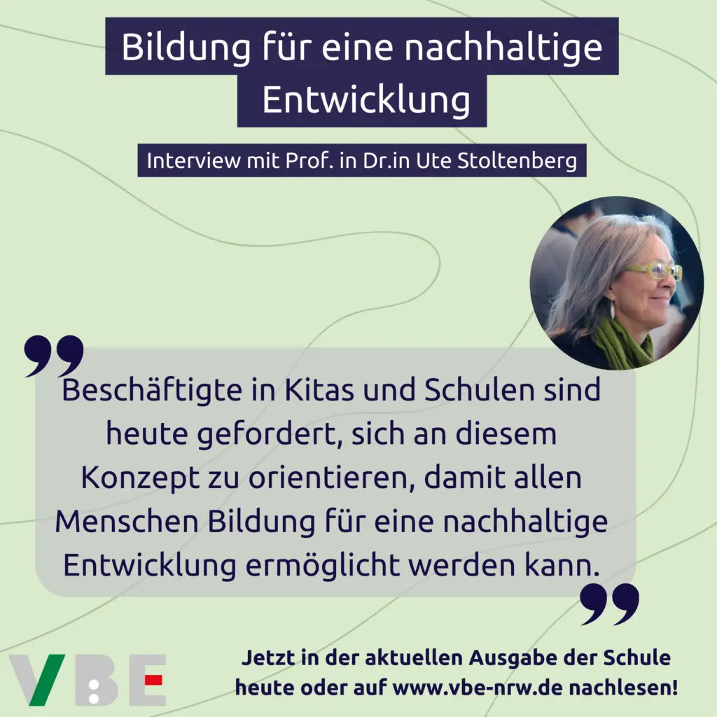 Bildung für eine nachhaltige Entwicklung