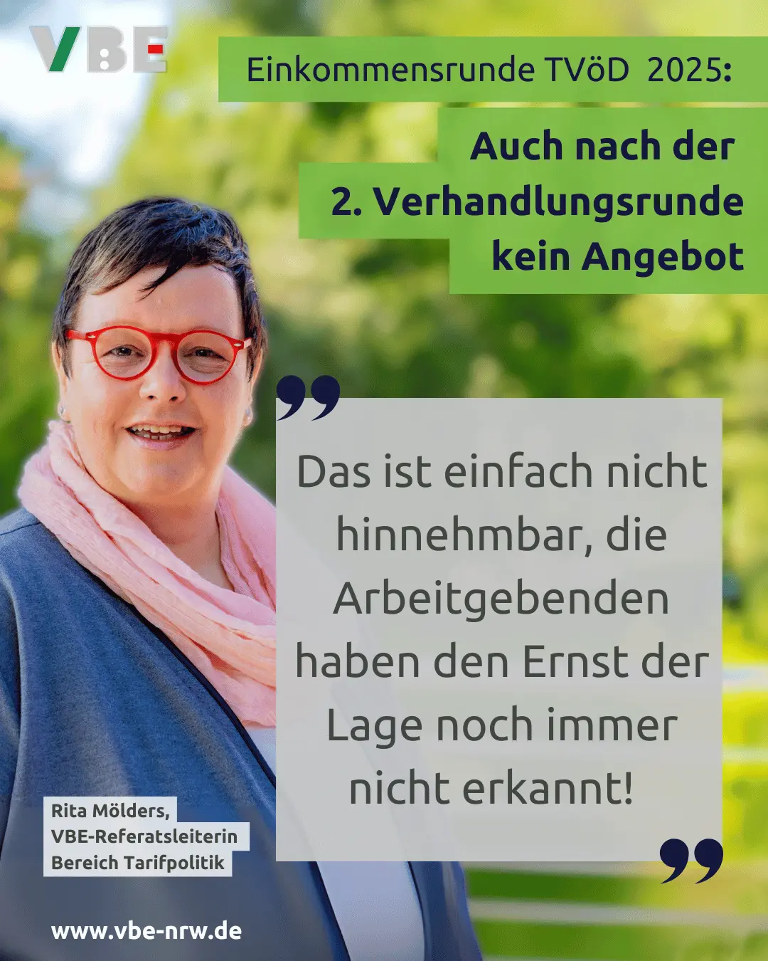 Einkommensrunde TV-L 25/26: 2. Verhandlungsrunde ohne Ergebnis