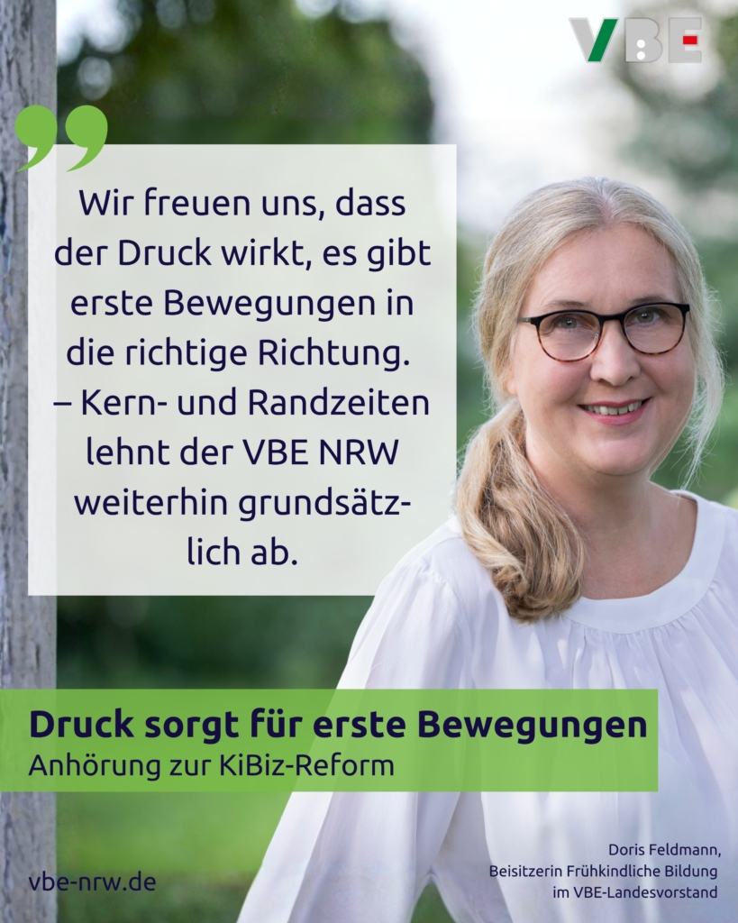 Druck sorgt für erste Bewegungen
