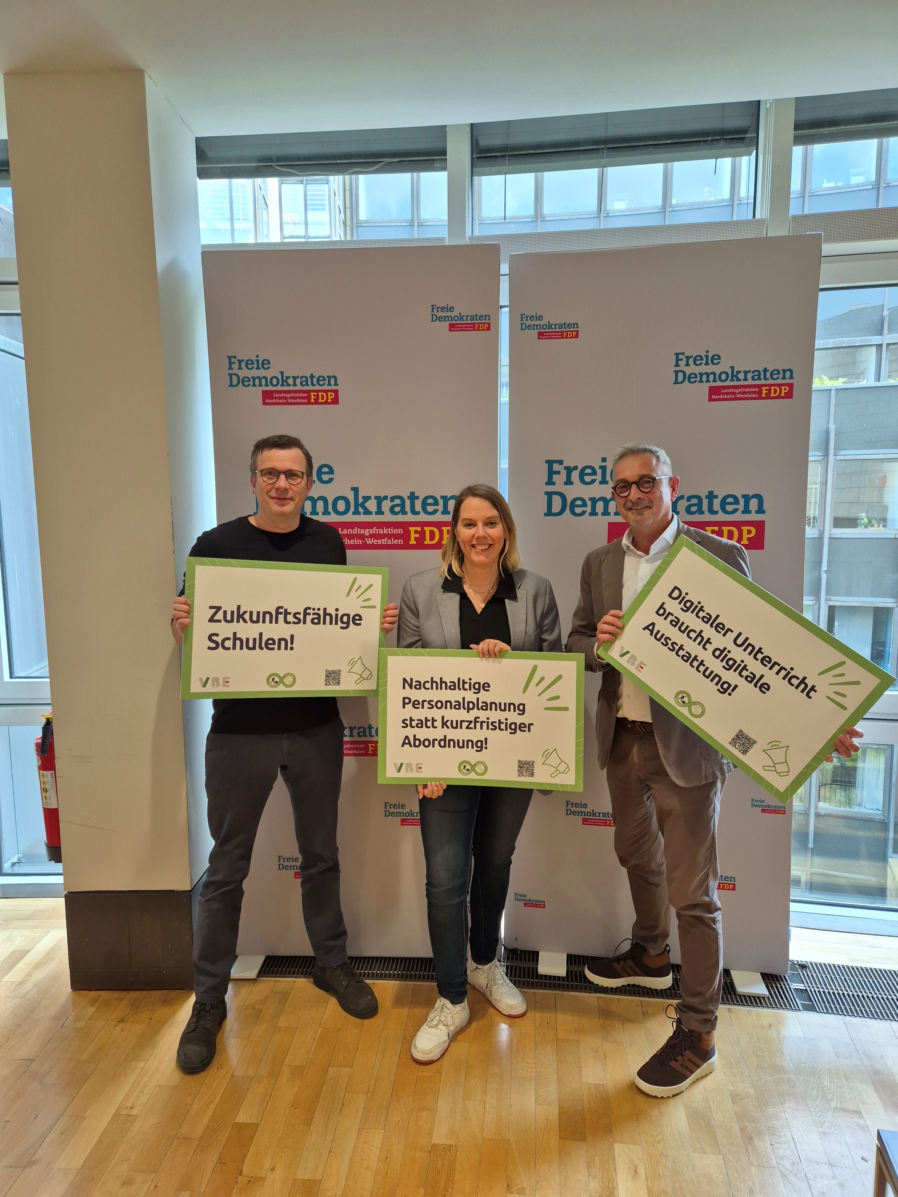 VBE Region Aachen spricht mit FDP über Dauerbaustelle Bildung